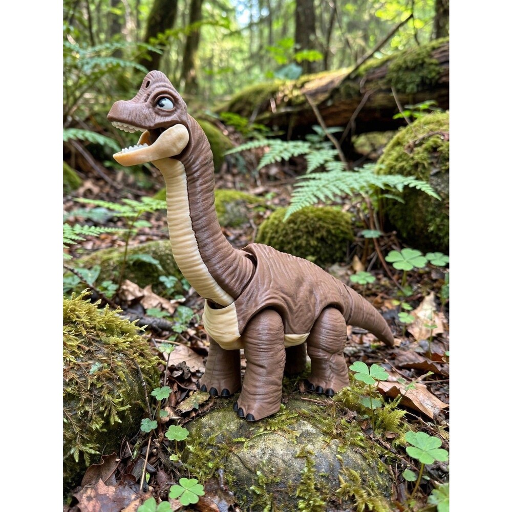 3D Printed Articulated Brachiosaurus Dinosaur 9.5 Inches Tall